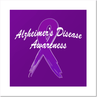 Alzheimers Disease Ribbon of Hope Posters and Art